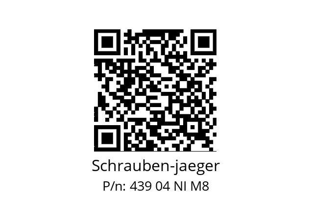   Schrauben-jaeger 439 04 NI M8