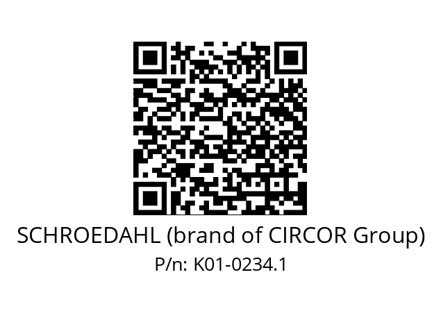   SCHROEDAHL (brand of CIRCOR Group) K01-0234.1