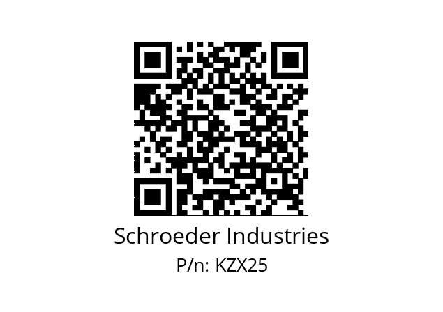   Schroeder Industries KZX25