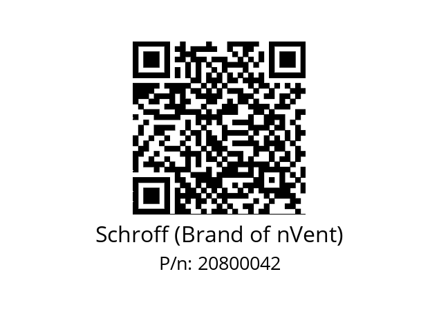   Schroff (Brand of nVent) 20800042