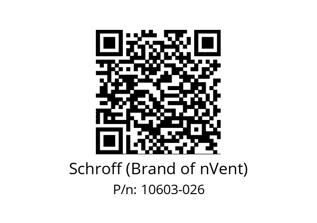   Schroff (Brand of nVent) 10603-026