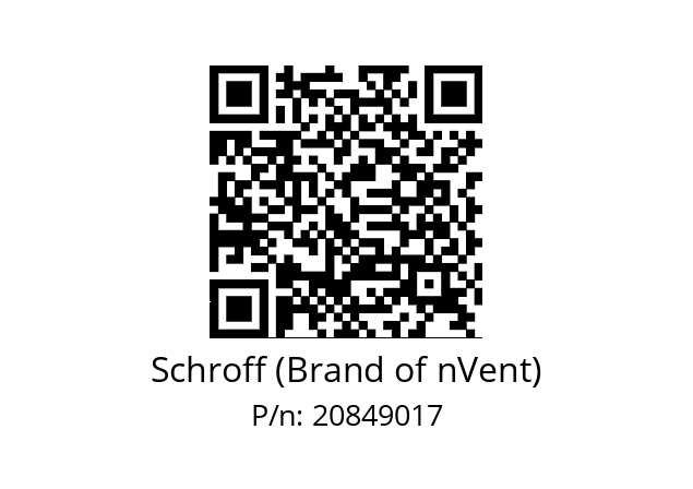   Schroff (Brand of nVent) 20849017