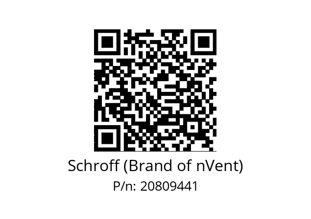   Schroff (Brand of nVent) 20809441