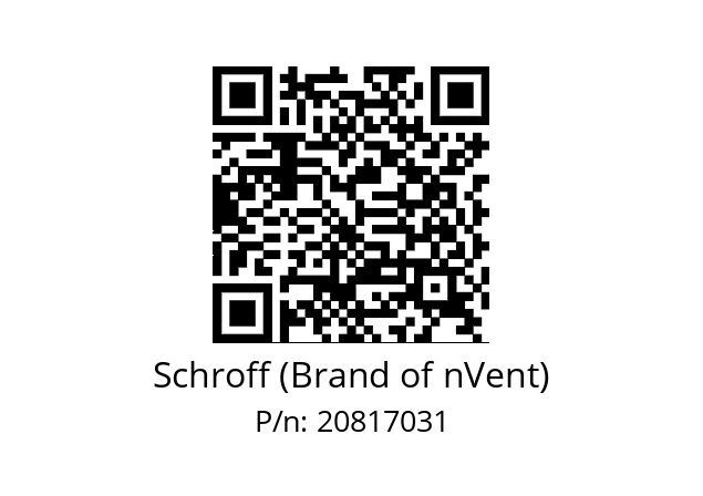   Schroff (Brand of nVent) 20817031