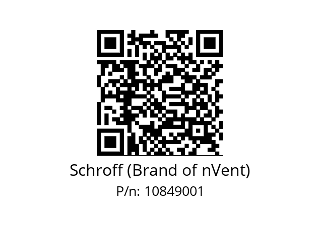   Schroff (Brand of nVent) 10849001