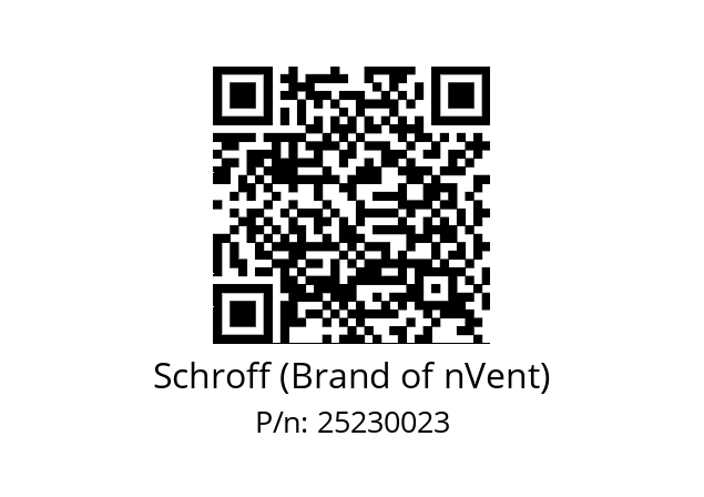   Schroff (Brand of nVent) 25230023