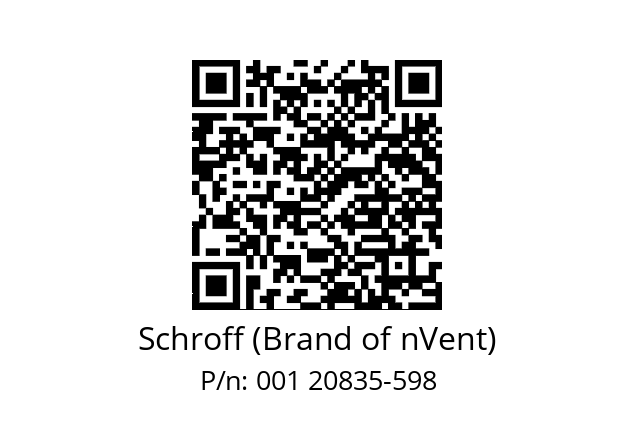   Schroff (Brand of nVent) 001 20835-598