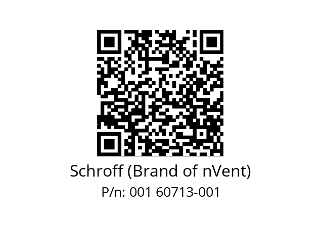   Schroff (Brand of nVent) 001 60713-001