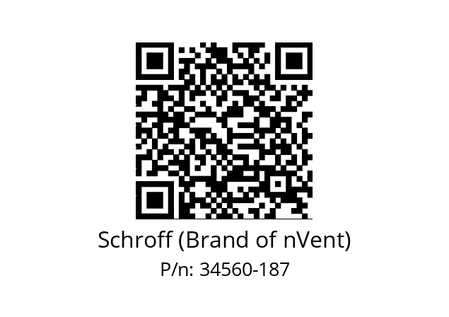   Schroff (Brand of nVent) 34560-187