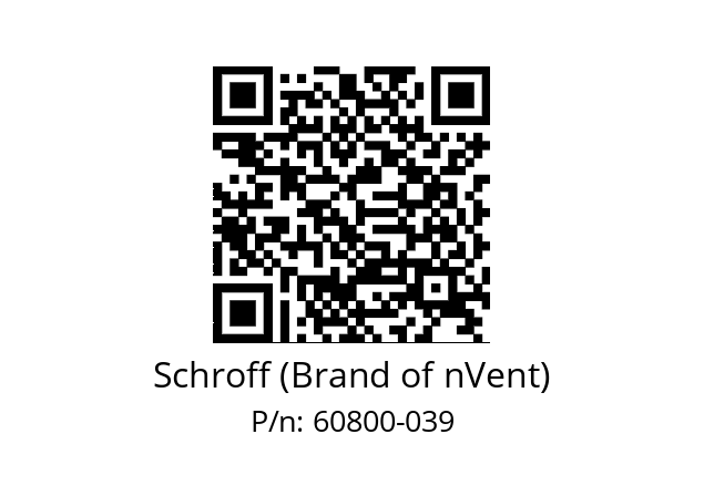   Schroff (Brand of nVent) 60800-039