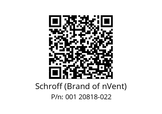   Schroff (Brand of nVent) 001 20818-022