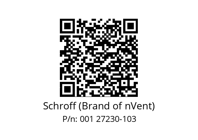   Schroff (Brand of nVent) 001 27230-103