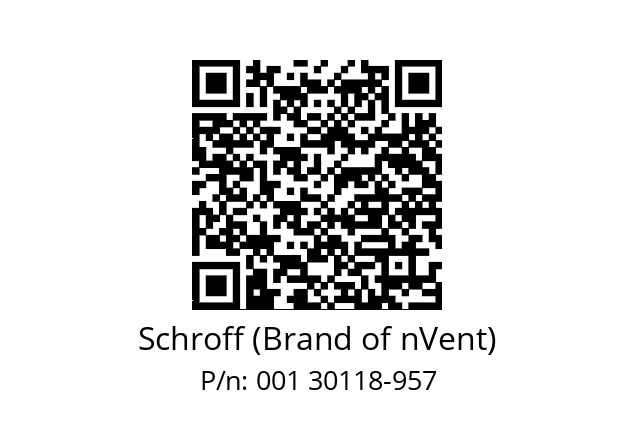   Schroff (Brand of nVent) 001 30118-957