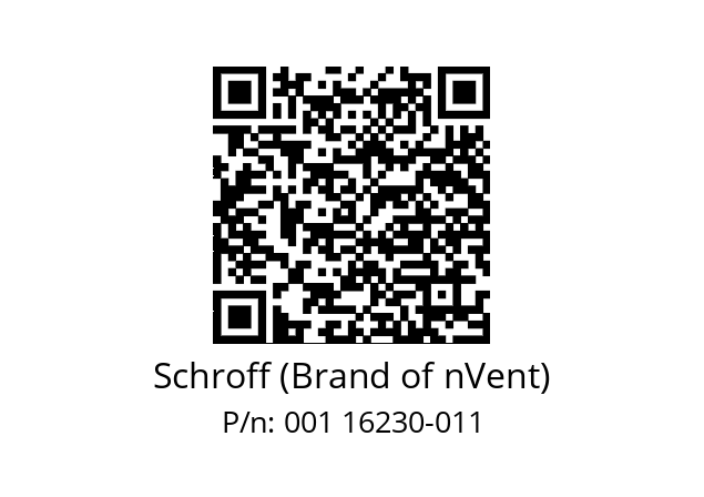   Schroff (Brand of nVent) 001 16230-011