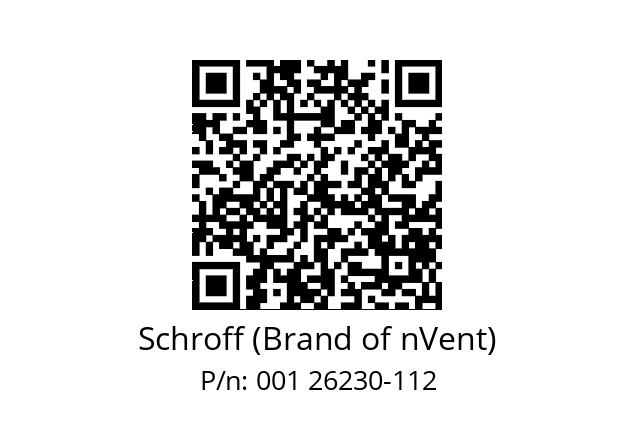   Schroff (Brand of nVent) 001 26230-112