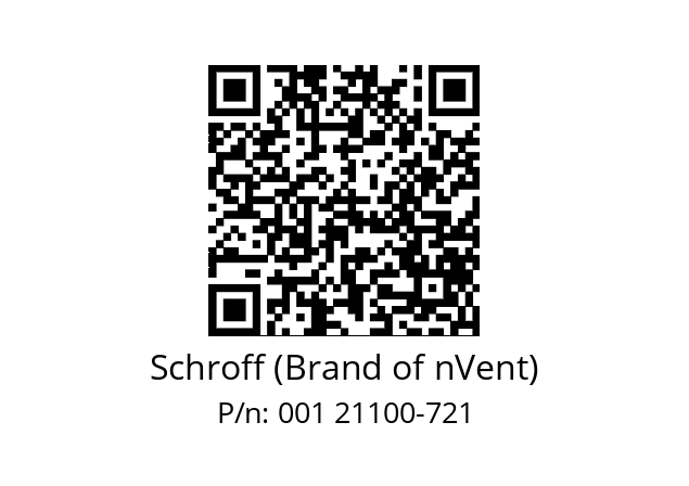   Schroff (Brand of nVent) 001 21100-721