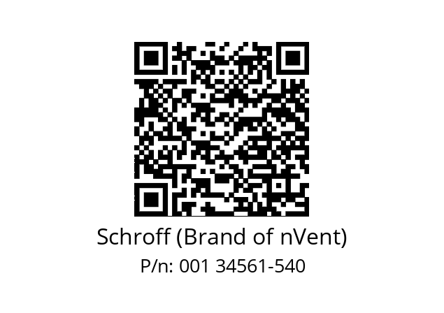   Schroff (Brand of nVent) 001 34561-540