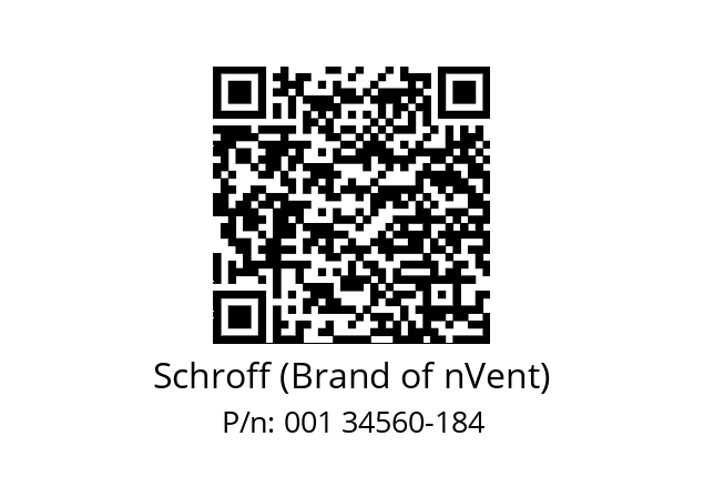   Schroff (Brand of nVent) 001 34560-184