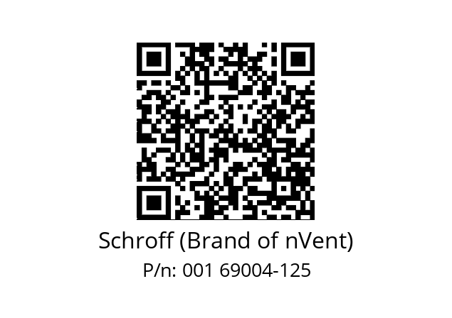   Schroff (Brand of nVent) 001 69004-125