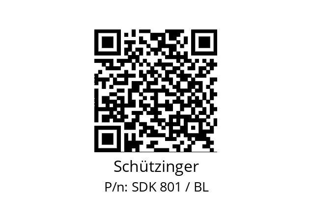   Schützinger SDK 801 / BL