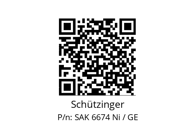   Schützinger SAK 6674 Ni / GE