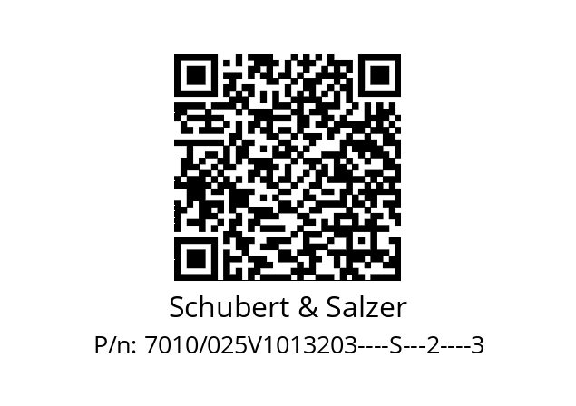   Schubert & Salzer 7010/025V1013203----S---2----3