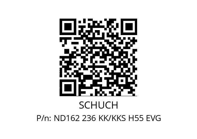   SCHUCH ND162 236 KK/KKS H55 EVG