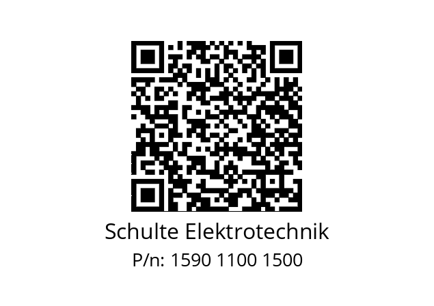   Schulte Elektrotechnik 1590 1100 1500