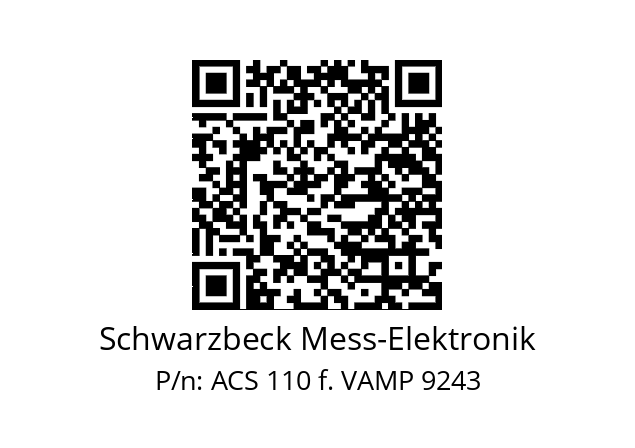   Schwarzbeck Mess-Elektronik ACS 110 f. VAMP 9243