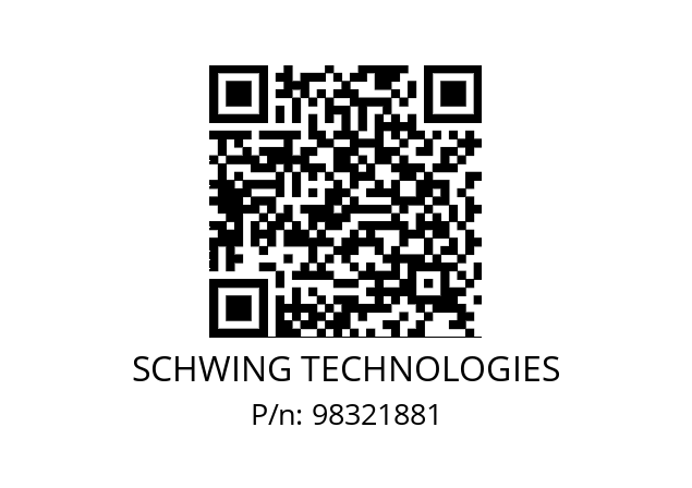   SCHWING TECHNOLOGIES 98321881