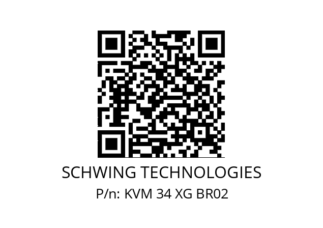   SCHWING TECHNOLOGIES KVM 34 XG BR02