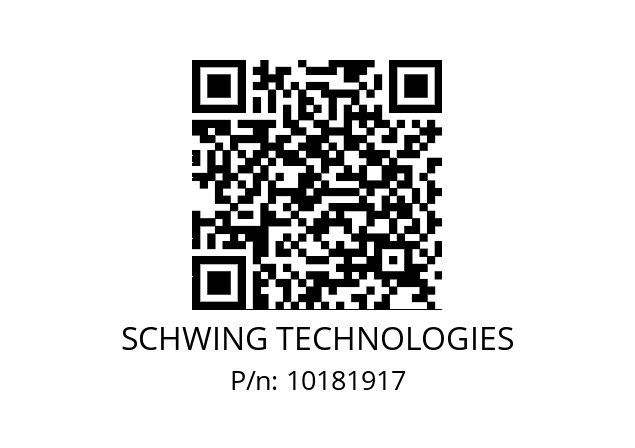   SCHWING TECHNOLOGIES 10181917