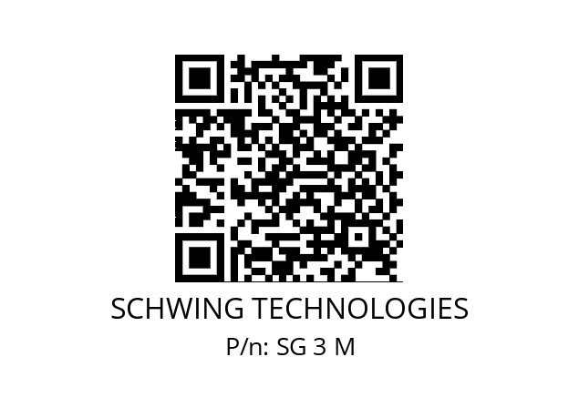   SCHWING TECHNOLOGIES SG 3 M