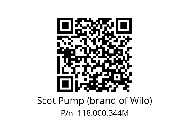   Scot Pump (brand of Wilo) 118.000.344M