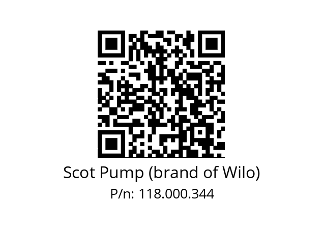   Scot Pump (brand of Wilo) 118.000.344