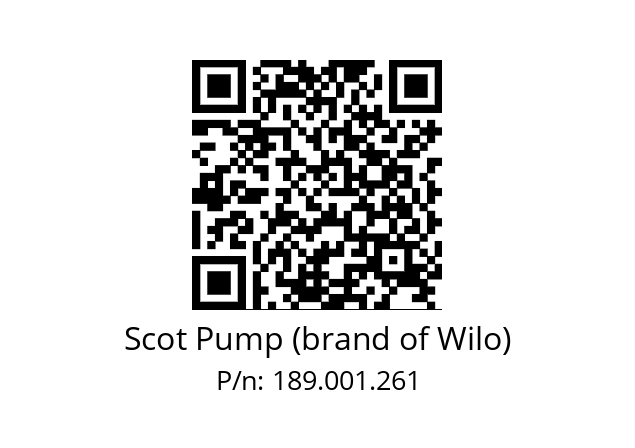   Scot Pump (brand of Wilo) 189.001.261