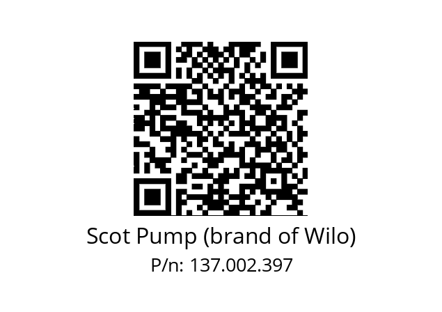   Scot Pump (brand of Wilo) 137.002.397