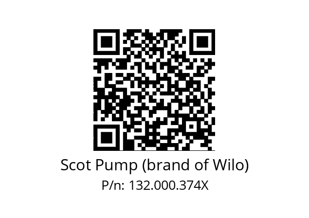   Scot Pump (brand of Wilo) 132.000.374X