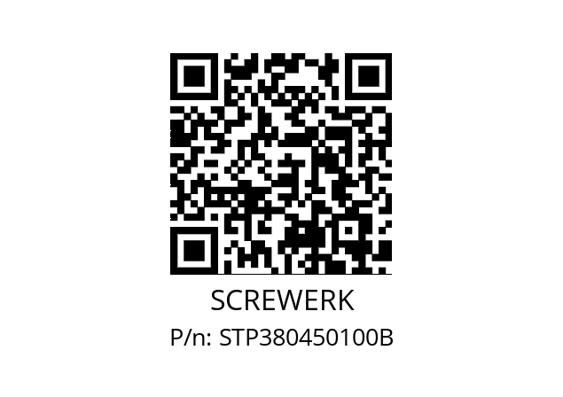   SCREWERK STP380450100B