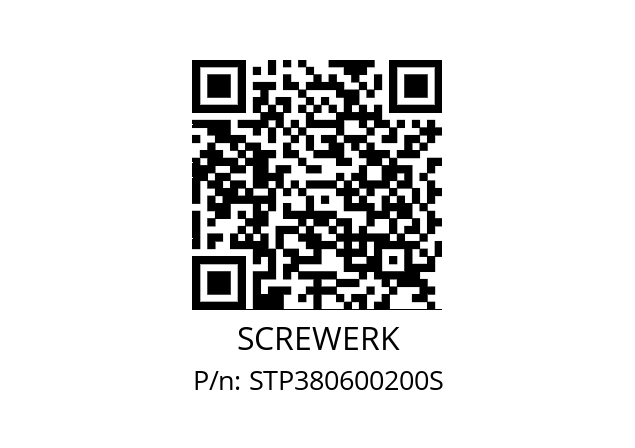   SCREWERK STP380600200S