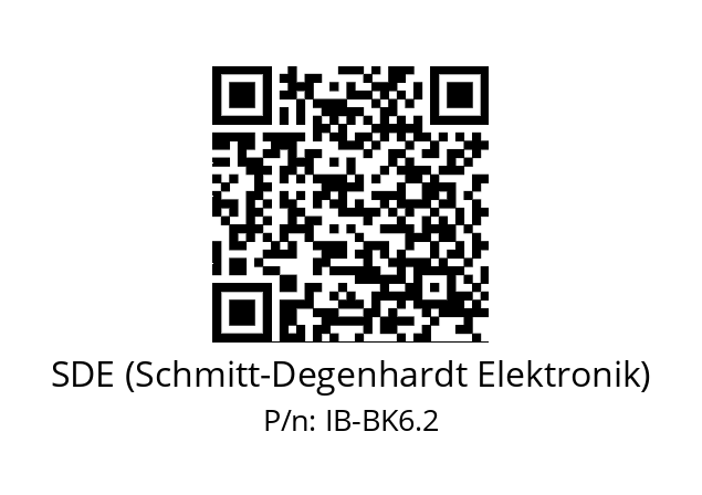   SDE (Schmitt-Degenhardt Elektronik) IB-BK6.2