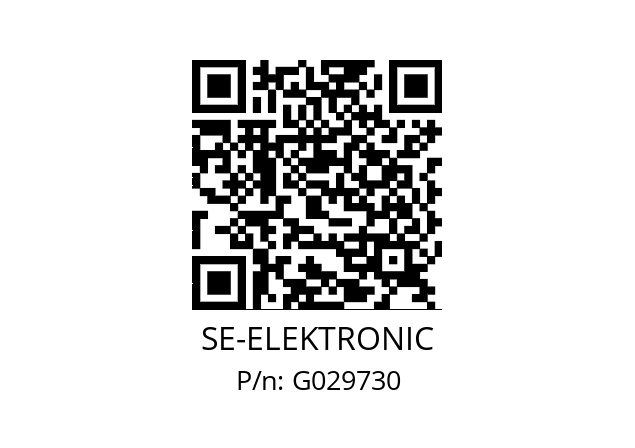   SE-ELEKTRONIC G029730