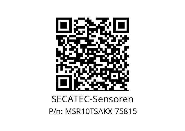   SECATEC-Sensoren MSR10TSAKX-75815