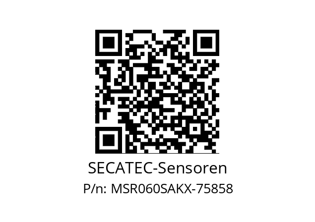   SECATEC-Sensoren MSR060SAKX-75858