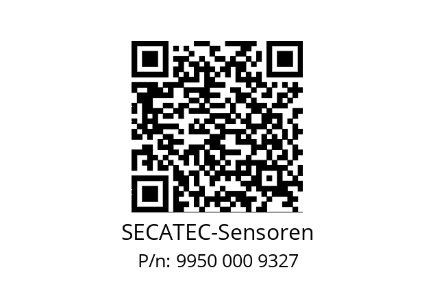   SECATEC-Sensoren 9950 000 9327