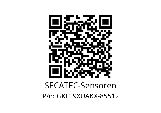   SECATEC-Sensoren GKF19XUAKX-85512