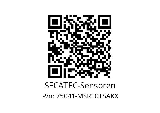   SECATEC-Sensoren 75041-MSR10TSAKX