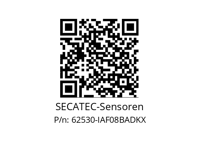   SECATEC-Sensoren 62530-IAF08BADKX