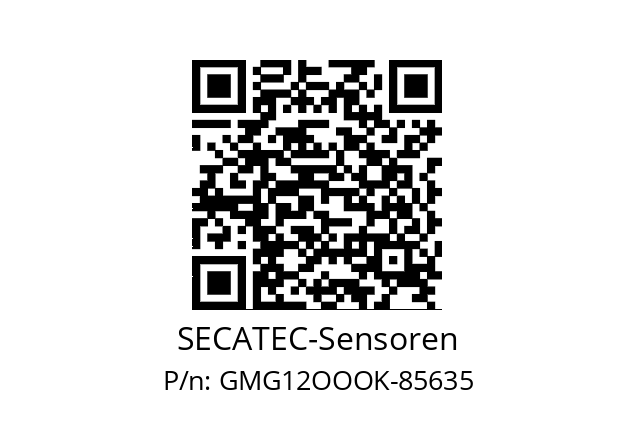   SECATEC-Sensoren GMG12OOOK-85635