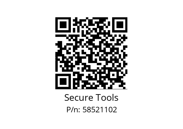   Secure Tools 58521102